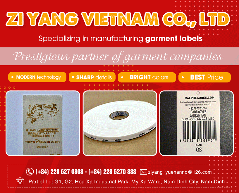 ZI YANG VIETNAM CO., LTD - 梓扬标签材料（越南）有限公司